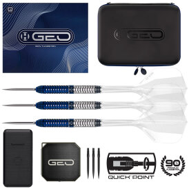 Harrows Steel Darts Quick Point GEO Parallel 90% Tungsten Steeltip Dart Steeldart 23 g