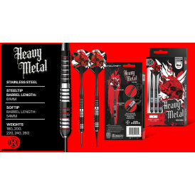 Harrows Steel Darts Heavy Metal Stainless Steeltip Dart Steeldart 24 g