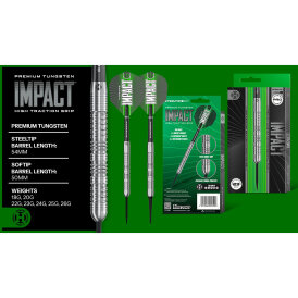 Harrows Steel Darts Impact Dart 90% Tungsten Steeltip Dart Steeldart 25 g