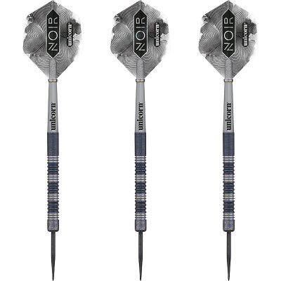 "Leicht bespielt" - Unicorn Steel Darts Noir James Wade 90% Tungsten Steeltip Darts Steeldart 22 g