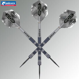"Leicht bespielt" - Unicorn Steel Darts Noir James Wade 90% Tungsten Steeltip Darts Steeldart 22 g