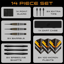 Harrows Soft Darts Vulcan Brass Softtip Dart Softdart 18 g