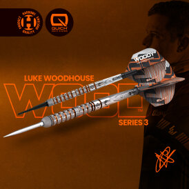 Harrows Steel Darts Quick Point Luke Woodhouse Woody Series 3 90% Tungsten Steeltip Dart Steeldart