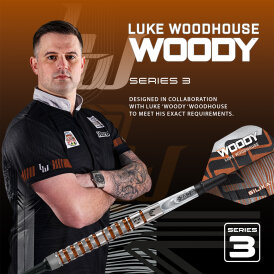 Harrows Soft Darts Luke Woodhouse Woody Series 3 90% Tungsten Softtip Dart Softdart 18 g