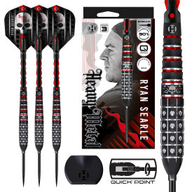 Harrows Steel Darts Quick Point Ryan Searle Heavy Metal Series 3 90% Tungsten Steeltip Dart Steeldart 24 g
