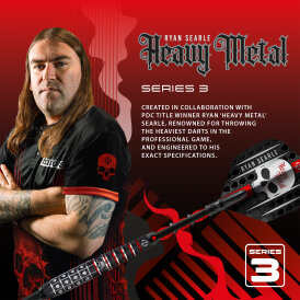 Harrows Soft Darts Ryan Searle Heavy Metal Series 3 90% Tungsten Softtip Dart Softdart 20 g