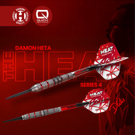 Harrows Steel Darts Quick Point Damon Heta The Heat Series 4 90% Tungsten Steeltip Dart Steeldart 21 g
