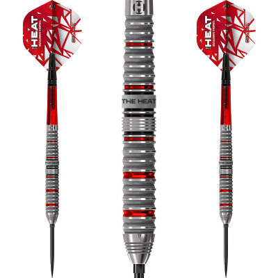 Harrows Steel Darts Quick Point Damon Heta The Heat Series 4 90% Tungsten Steeltip Dart Steeldart 24 g