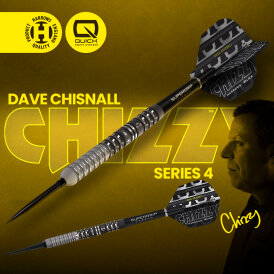 Harrows Steel Darts Quick Point Dave Chisnall Chizzy Series 4 90% Tungsten Steeltip Dart Steeldart 26 g