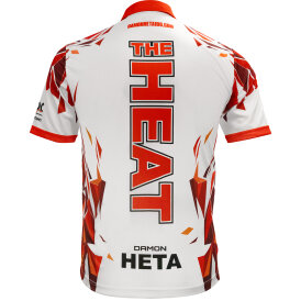 Harrows Darts Damon Heta The Heat Signature Shirt Matchshirt Dart Shirt Trikot Design 2025 Größe 3XL