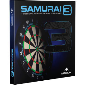 Mission Dart Samurai 3 Dartscheibe Bristle Dart Board Dartboard Turnierboard