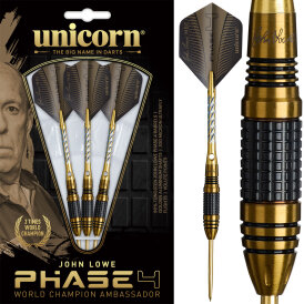 Unicorn Steel Darts World Champion John Lowe Phase 4 90%...