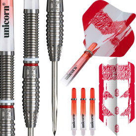 Unicorn Steel Darts Mensur Suljovic The Gentle 95% Tungsten Steel Dart Steeldart Steeltip