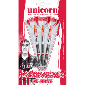 Unicorn Steel Darts Mensur Suljovic The Gentle 95% Tungsten Steel Dart Steeldart Steeltip 21 g