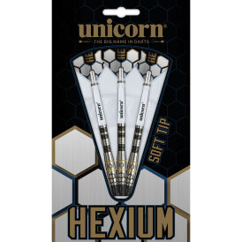 Unicorn Soft Darts Hexium 1 90% Tungsten Softtip Darts Softdart 22 g