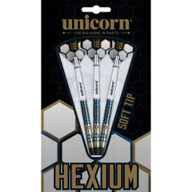 Unicorn Soft Darts Hexium 2 90% Tungsten Softtip Darts Softdart 21 g