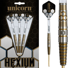 Unicorn Steel Darts Hexium 3 90% Tungsten Steeltip Darts...