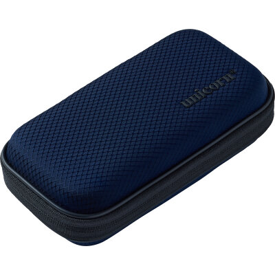 Unicorn Vanguard Case Darttasche Dartbox Wallet Modell S Marineblau