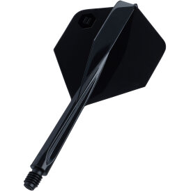 unicorn Dart Forge ALL-IN-ONE Flight- Schaftsystem Flightform/Shape Plus Schwarz L Lang
