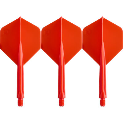 unicorn Dart Forge ALL-IN-ONE Flight- Schaftsystem Flightform/Shape Plus Rot L Lang
