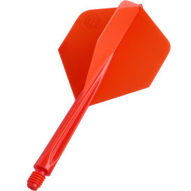 unicorn Dart Forge ALL-IN-ONE Flight- Schaftsystem Flightform/Shape Plus Rot L Lang