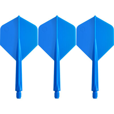 unicorn Dart Forge ALL-IN-ONE Flight- Schaftsystem Flightform/Shape Plus Blau L Lang