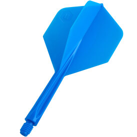 unicorn Dart Forge ALL-IN-ONE Flight- Schaftsystem Flightform/Shape Plus Blau L Lang
