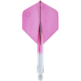 unicorn Dart Forge Two Tone ALL-IN-ONE Flight- Schaftsystem Flightform/Shape Nr.2 Klar/Pink M Mittel