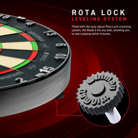 Winmau Blade 360 Triple Core Dartscheibe Bristle Dart Board Dartboard Turnierboard
