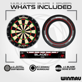 Winmau Professional Blade 6 Dartboard Surround Set...