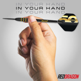 Red Dragon Steel Darts Luke Humphries 50 Years Player Limited Edition 90% Tungsten Steeltip Dart Steeldart 22 g