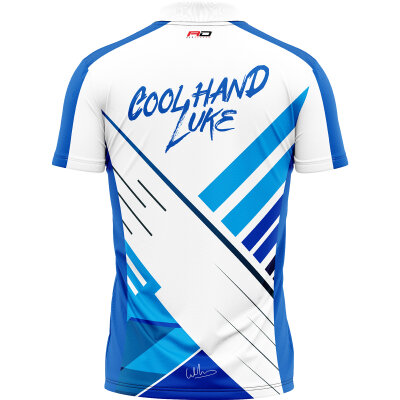 Red Dragon Darts Luke Humphries Cool Hand 50 Years Player Limited Edition Shirt Matchshirt Dart Shirt Trikot Design 2025 Gr��e S