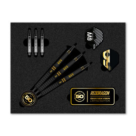 Red Dragon Steel Darts Gian van Veen The Giant 50 Years Player Limited Edition 90% Tungsten Steeltip Dart Steeldart 21 g
