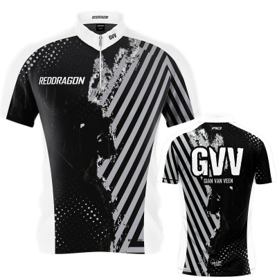 Red Dragon Darts Gian van Veen The Giant 50 Years Player Limited Edition Shirt Matchshirt Dart Shirt Trikot Design 2025 Größe M
