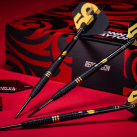 Red Dragon Steel Darts Jonny Clayton The Ferret 50 Years Player Limited Edition 90% Tungsten Steeltip Dart Steeldart 22 g