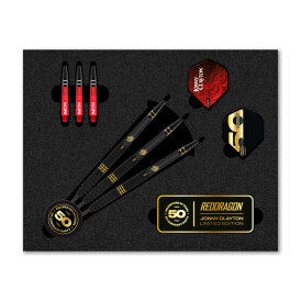 Red Dragon Steel Darts Jonny Clayton The Ferret 50 Years Player Limited Edition 90% Tungsten Steeltip Dart Steeldart 22 g