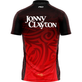 Red Dragon Darts Jonny Clayton The Ferret  50 Years Player Limited Edition Dartshirt Matchshirt Dart Shirt Trikot 2025 Größe 3XL