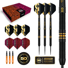 Red Dragon Steel Darts Peter Wright Snakebite 50 Years...