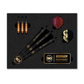 Red Dragon Steel Darts Peter Wright Snakebite 50 Years Player Limited Edition 90% Tungsten Steeltip Dart Steeldart 21 g