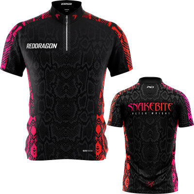 Red Dragon Darts Peter Wright Snakebite 50 Years Player Limited Edition Dartshirt Matchshirt Dart Shirt Trikot 2025 Größe S