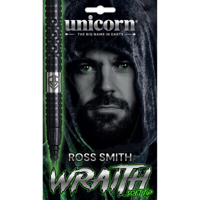 Unicorn Soft Darts Wraith Ross Smith Smudger 90% Tungsten Soft Dart Softdart Softtip 20 g