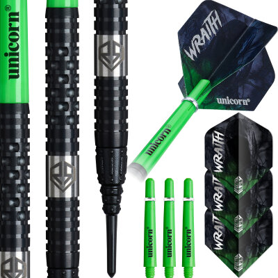 Unicorn Soft Darts Wraith Ross Smith Smudger 90% Tungsten Soft Dart Softdart Softtip 20 g