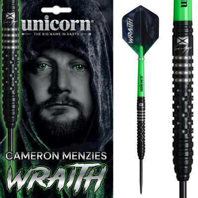 Unicorn Steel Darts Wraith Menzies Cammy 90% Tungsten Steel Dart Steeldart Steeltip
