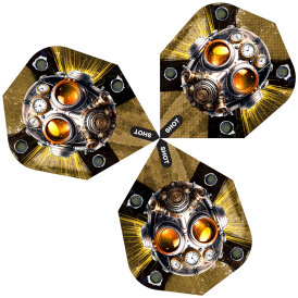 Shot Dart Flights Badlands Krush, Tova, The Sheriff, Rustin Nr.6 Dartflights verschiedene Designs