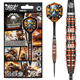 Shot Steel Darts Badlands Rustin 90% Tungsten Steeltip Darts Steeldart 24 g