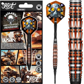Shot Soft Darts Badlands Rustin 90% Tungsten Softtip...