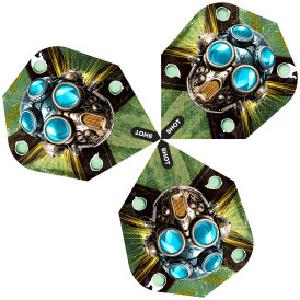 Shot Dart Flights Badlands Krush Nr.6 Dartflights SF5520...