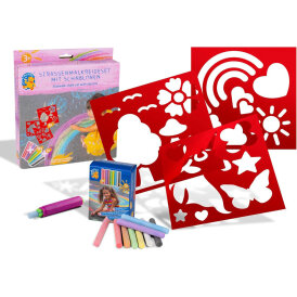 Straßenmalkreiden MALEFIX von PUSTEFIX Schablonen...