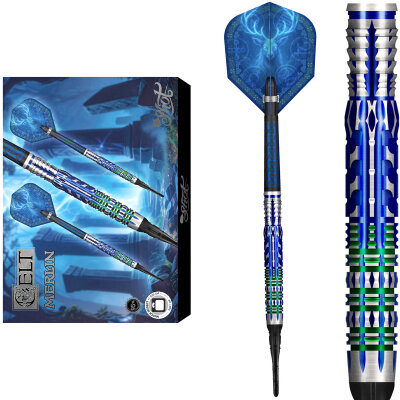 Shot Soft Darts Celt Merlin 95% Tungsten Softtip Darts Softdart 20 g