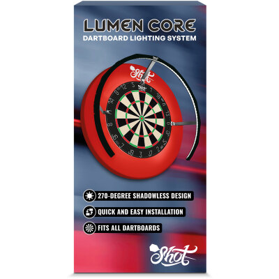 Shot Dart Lumen Core Dartboard Lighting System Dartboard Light Dartboardbeleuchtung Dartscheiben Licht LED Beleuchtungs System